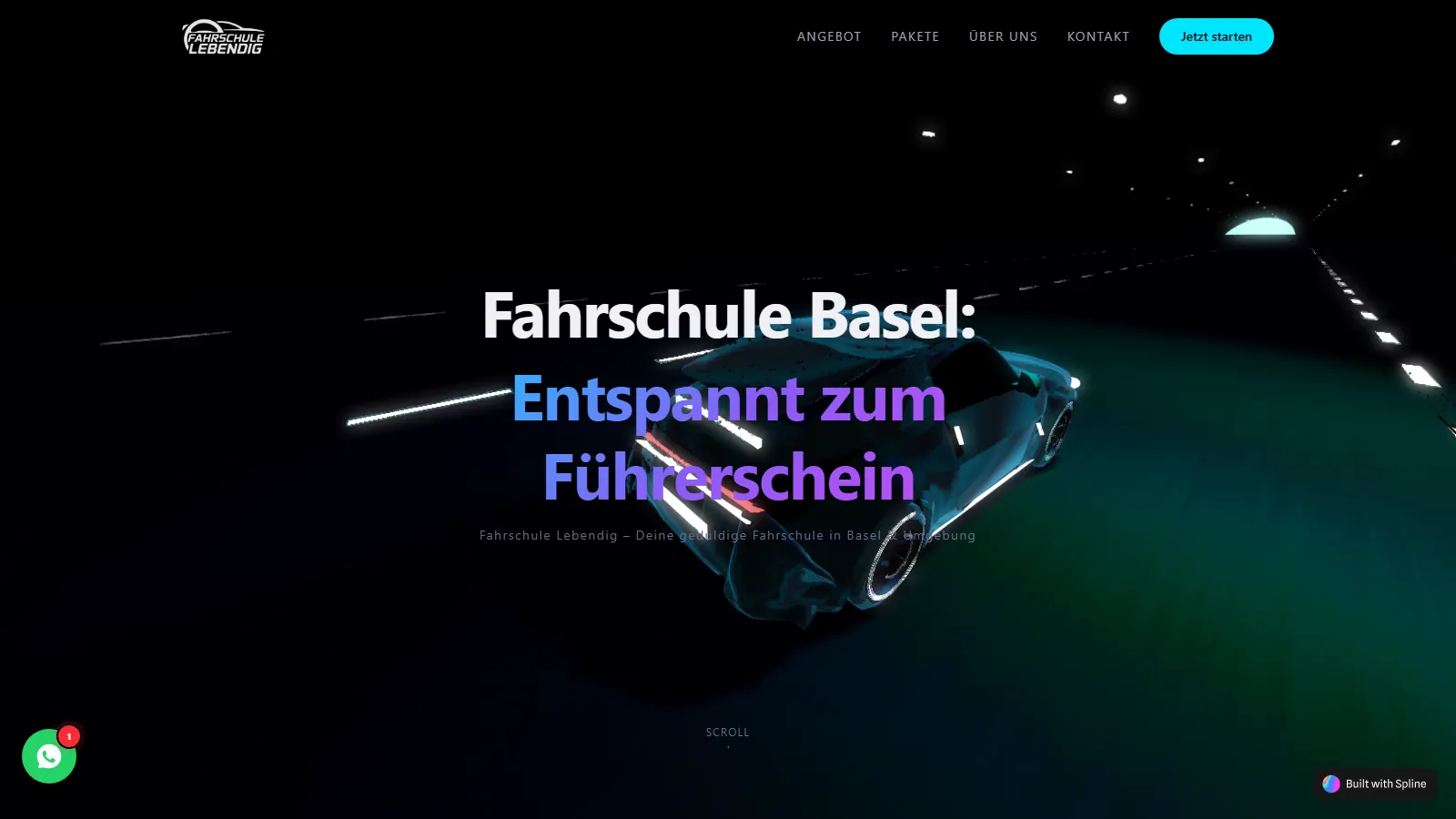 Fahrlebendig — Hero