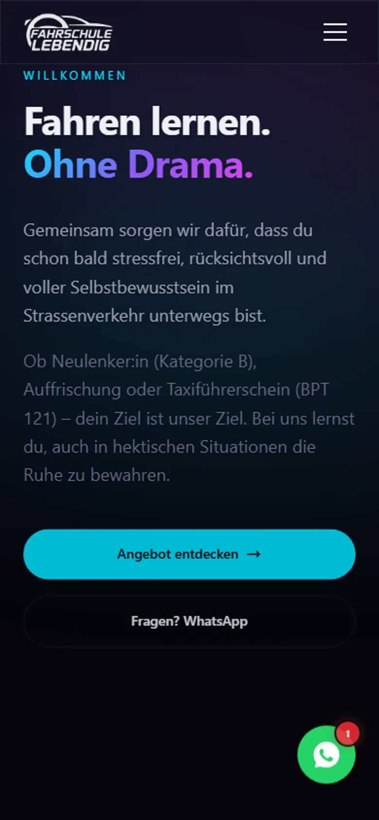 Fahrlebendig — Mobile Two