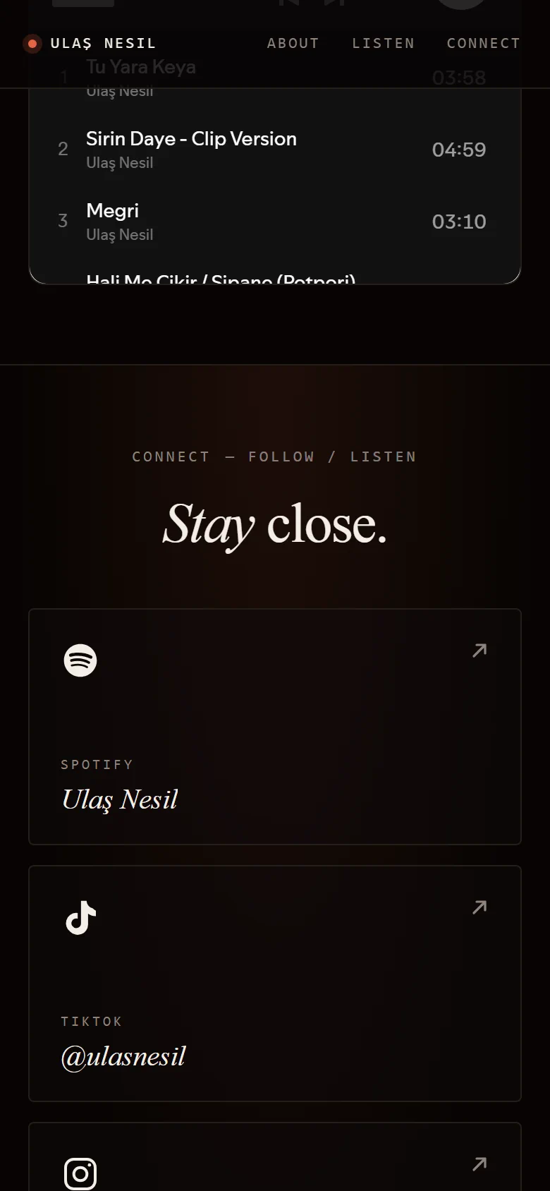 Ulas Nesil — Mobile Three