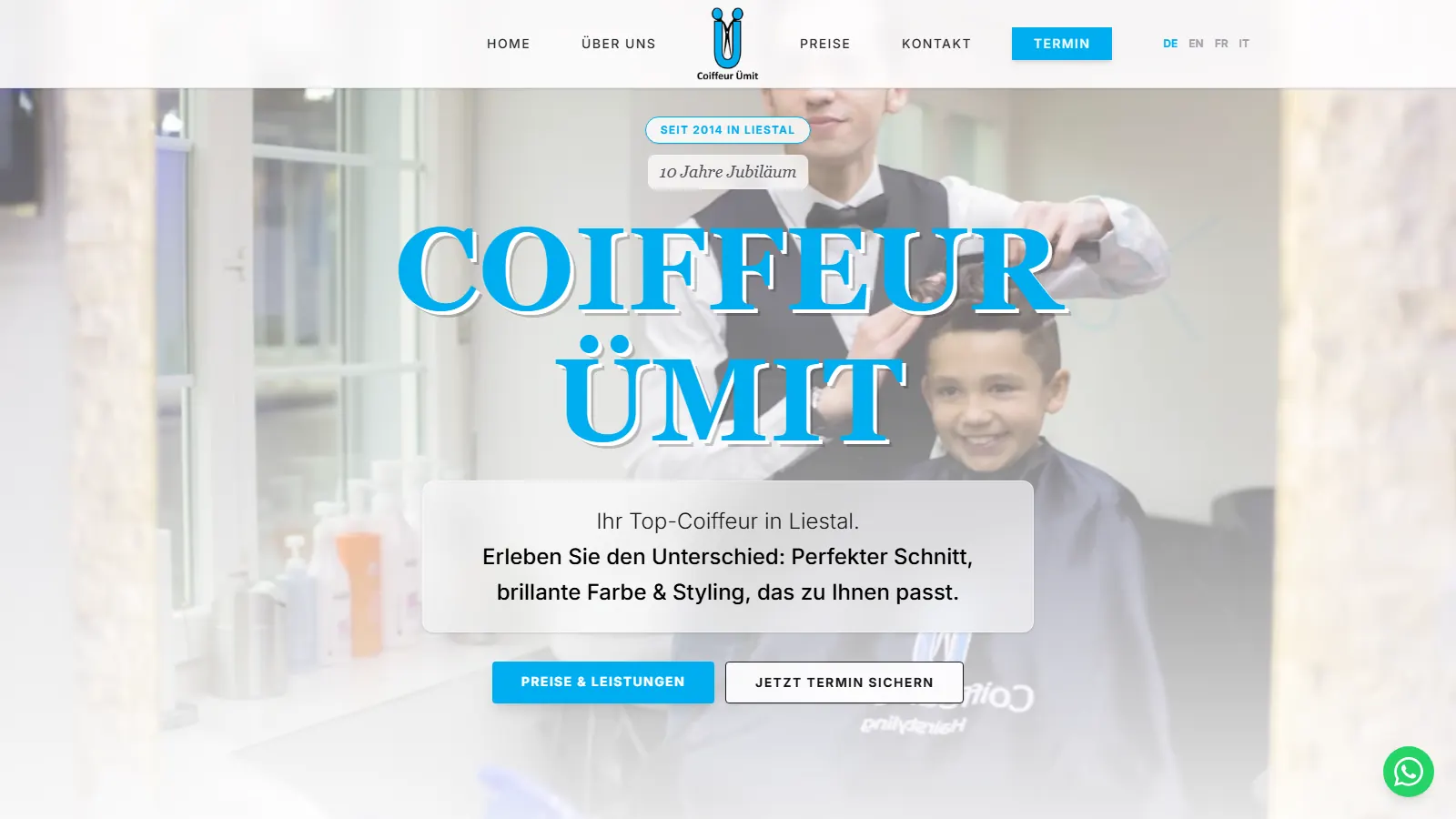Coiffeur Ümit — Hero