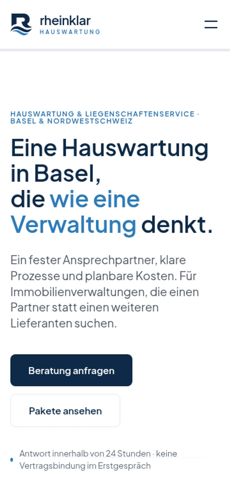 rheinklar — Mobile Hero