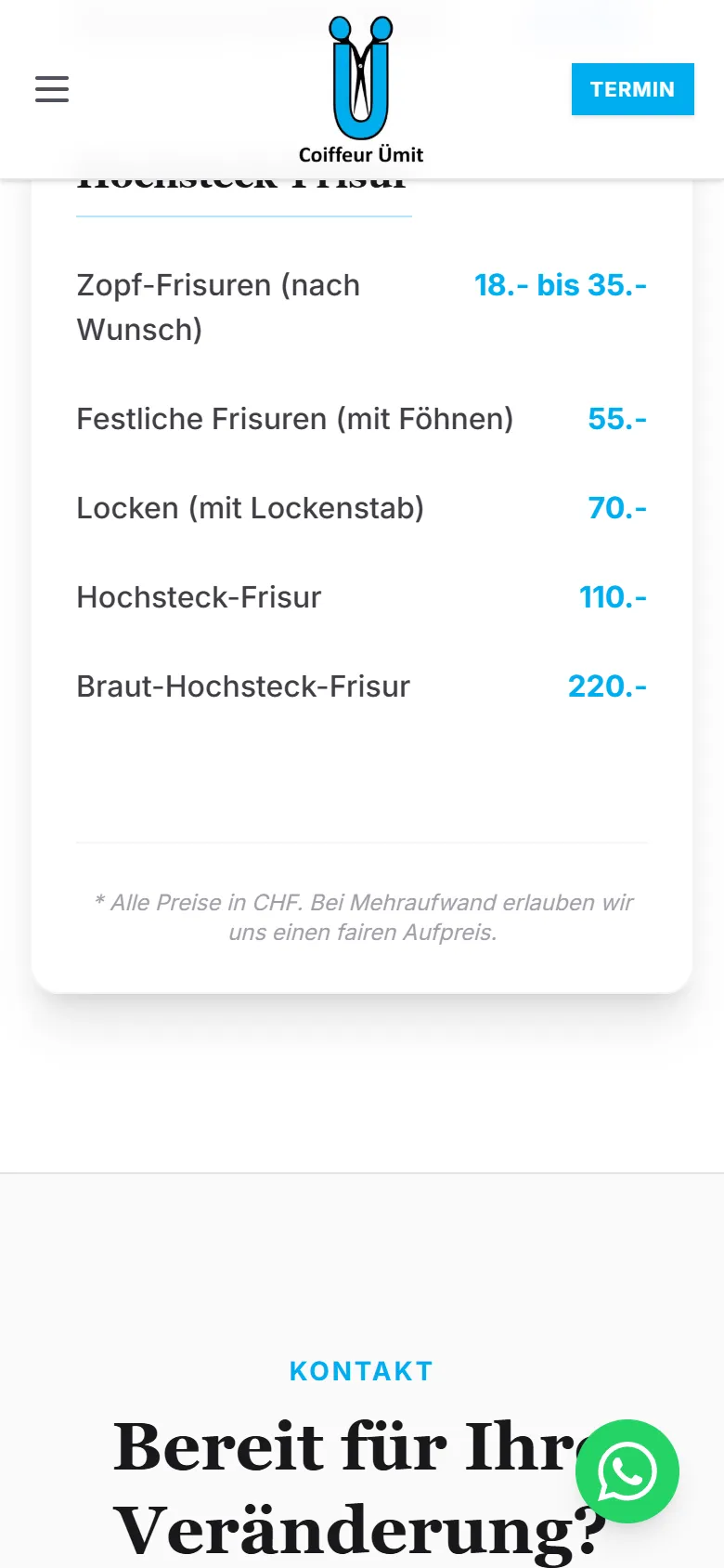 Coiffeur Ümit — Mobile Three