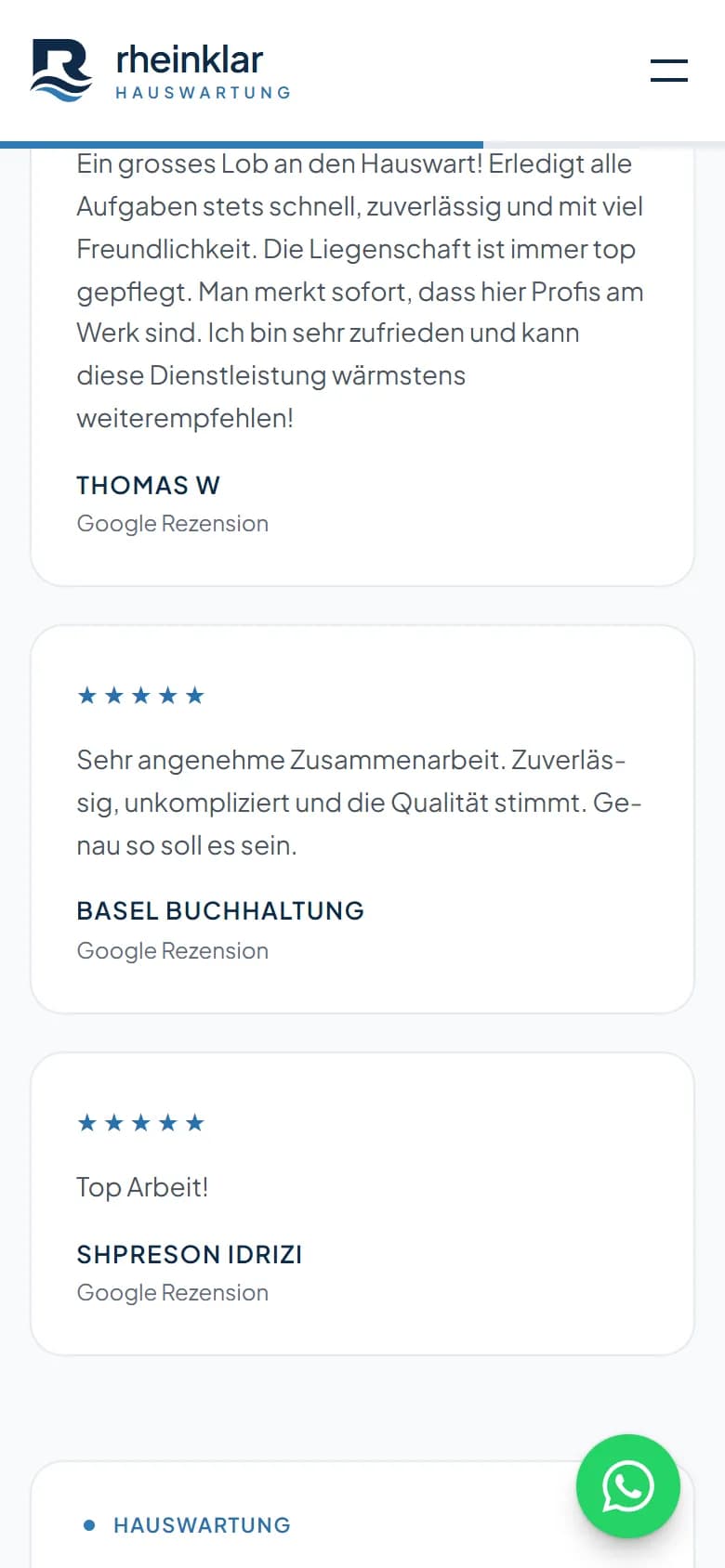 rheinklar — Mobile Pakete