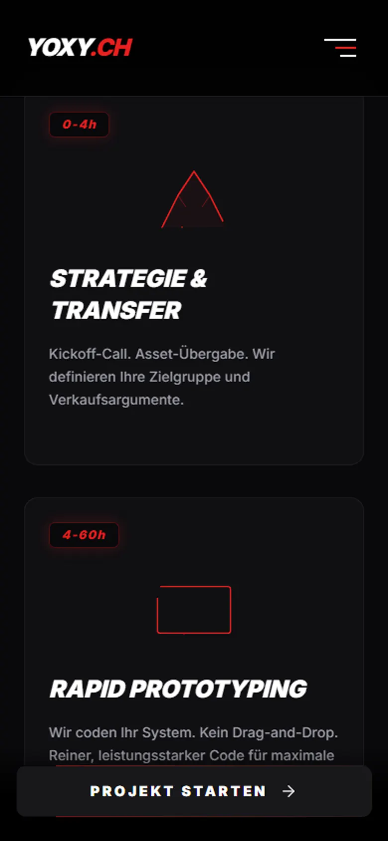 Yoxy — Mobile Process